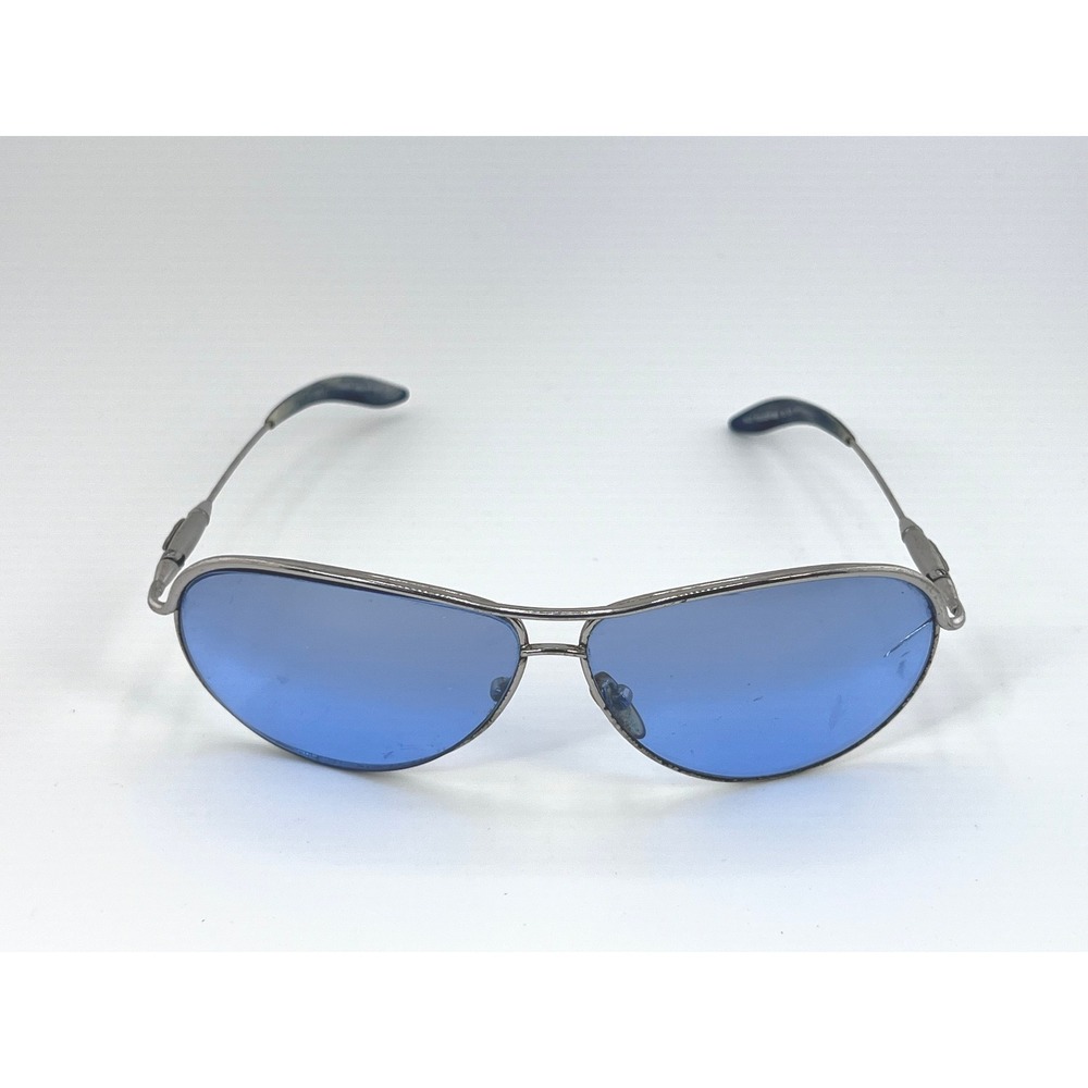 Police 2685 Sunglasses Aviator Silver Frame Blue Lens‎ Italy 63 58PY FRAME ONLY